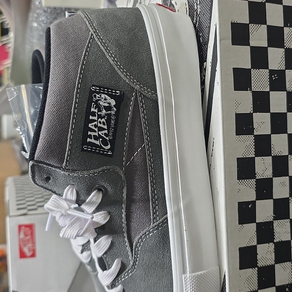 Vans Grey Half Cabs Mens Size 10.5 Brand New With Box - Picture 4 of 12